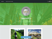 Tablet Screenshot of blog.metamix.com